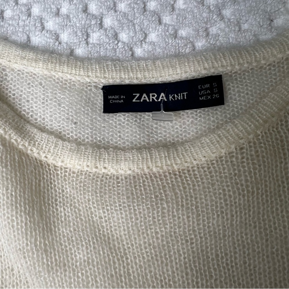 Zara Knit Sweater Dress Long Sleeve - Picture 4 of 8